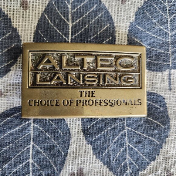 Belt Buckle - Altec Lansing The Choice of Professionals - Picture 1 of 3